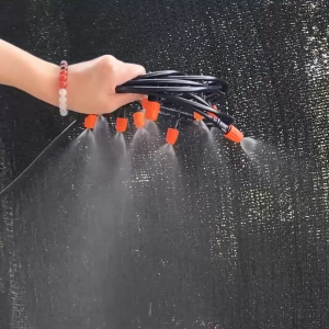 Kosso PM2.5 ชุดหัวพ่นหมอก สาย 5102030 ม. ชุดหัวพ่นละอองน้ำ หัวพ่นหมอก หัวพ่นละอองน้ำ ชุดพ่นละอองน้ำ ลดอุณหภูมิ ระบายความร้อนของสัตว์เลี้ยง 1AS FXA ระบบรดน้ำต้นไม้ อุปกรณ์แต่งสวน