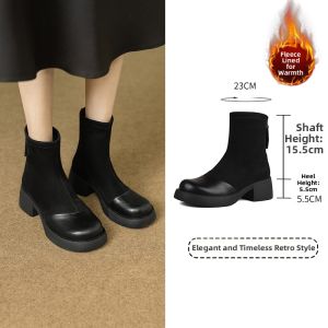 Josiny | New Popular Sock Boots Slimming and Stylish Ankle Boots