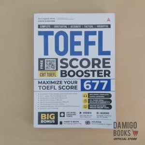 BUKU TES TOEFL BEST SELLER - TOEFL SCORE BOOSTER 677