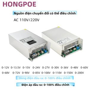 Nguồn Cấp Điện Chuyển Mạch 1500W AC-DC Điện Áp Điều Chỉnh Được 110V/220V Sang 12V 13.5V 15V 24V 36V 48V 60V 72V 85V 90V 110V 150V 200V SMPS
