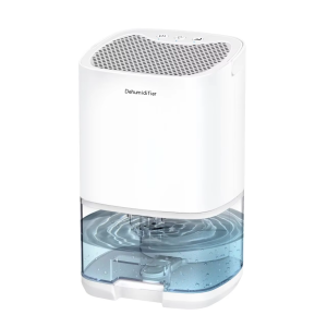 Portable Mini Dehumidifier For Home Bedroom & Office Quiet Air Moisture Absorber With 7 Color Light Small Dehumidifier