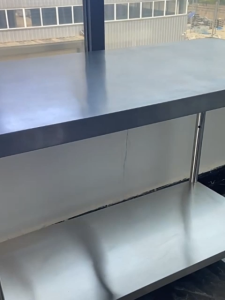 Ready Stock】Multifunctional Kitchen Workbench Heavy Duty Stainless Steel Table Waterproof Anti-Rust Food Prep Table for Home Restaurant
