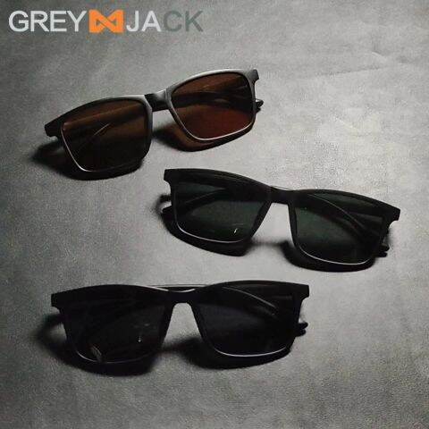 Grey Jack Kacamata Hitam Sunglasses Polarized Anti Silau UV400 Bahan ...