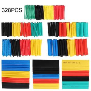 328pcs/530 Set Polyolefin Shrinking Assorted Heat Shrink Tube Wire Cable Insulated Sleeving Tubing Set 2:1Waterproof pipe sleeve