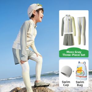 Kocotree | Sun-Protective Children Long Sleeve & Pants Swimwear Set