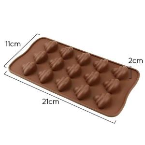 3D Poo Shaped Silicone Mold Funny Faeces Design For Chocolate Candy Jello Cake DIY Baking Mould Kitchen Bakeware Tools