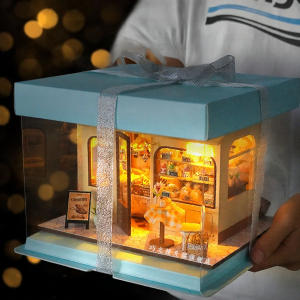 QIAOZHIJIANG | Creative DIY House Model Gift Set