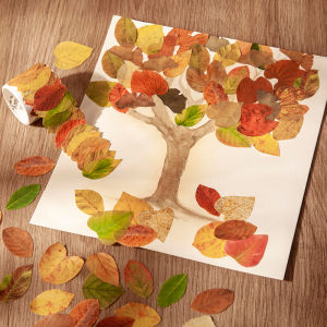Stickers Punk | Maple Leaf Pattern Washi Tape Fall Decor Decorating and Journal Use