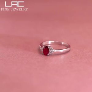 S925 Silver Ring Emerald Blue Crystal Ruby Red Agate Adjustable Ring Female Live Ring Girlfriend