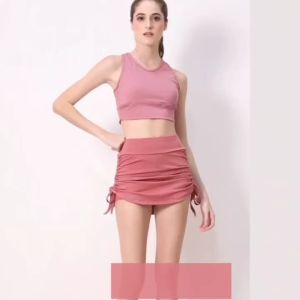 ROK SENAM MARSKIRT: BAWAHAN OLAHRAGA WANITA UNTUK DANCE FITNESS GYM AEROBIC