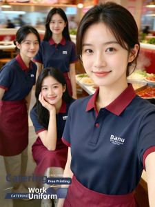 Custom Logo Restaurant Staff Polo Shirts
