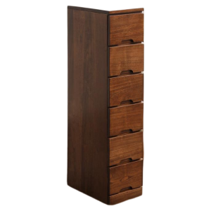 HENGDEMU | Solid Wood Thin Gap Storage Cabinet Drawer Style Narrow Chest