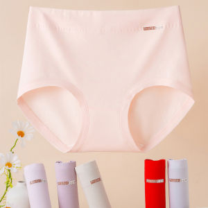 Antibacterial High Waist plus Size Cotton Ladies Underwear Triangle Pants Comfortable Briefs for Older Women And plus Size
