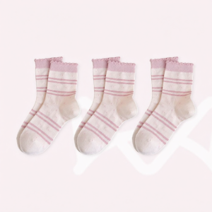 MiiOW | Lace Lightweight Breathable Cute Summer Pink Matching Socks