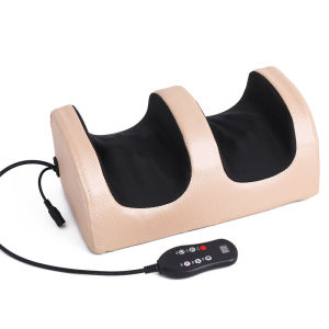 Electric Foot Massager Shiatsu Kneading Deep Tissue Relax Heated Roller Calf Pain Relief Fatigue Muscles Vibrator Machine Health