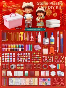DIY No-Bake Modeling Clay Set