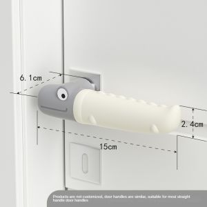 Door Handle Gloves Silicone Anti-collision Protective Cover Silent Anti-collision Pad Anti-static Door Handle Protective Cover