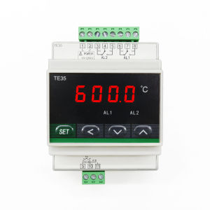 Rail Temperature Controller PID Intelligent Digital Display Temperature Controller K Even Pt100 Adjustable Temperature