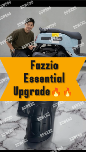 Fazzio Mudguard Thick Type Rear Fender Splash Guard Anti Mud Yamaha Fazzio Accessories  RakunMotorShop