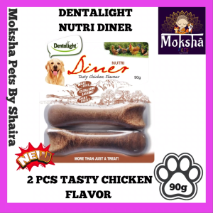 Dentalight Nutri Diner Dental Dog Treats for Healthy Teeth - 90g