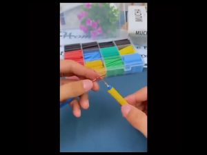 530pcs/Set Kabel Bakar Heat Shrink Bahan Polyolefin Warna Warni