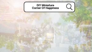 [Ready Stock] [Corner of Happiness] DIY Dollhouse Miniature Kit Miniature Furniture with Dust Cover LED Light Wooden Mini House Mini Shop Cafe Bakery Cute Cheap Decoration Birthday Gift Door Gift Puzzle Handcrafted Handmade Educational Toys for Kids