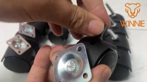 Bánh xe bas xoay bền chắc chắn - Bánh xe tủ  bánh xe kệ tủ có khóa và không khóa