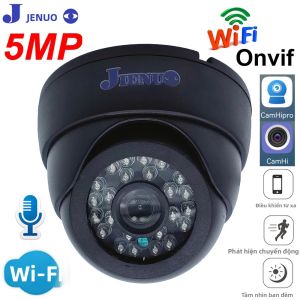 Camera IP Wifi JIENUO Màu Đen Kiểu Dome Độ Phân Giải HD 1080P Tích Hợp Tầm Nhìn Ban Đêm Hồng Ngoại Camera Giám Sát An Ninh Gia Đình Hỗ Trợ CamHi 2MP Onvif Zoom Kỹ Thuật Số
