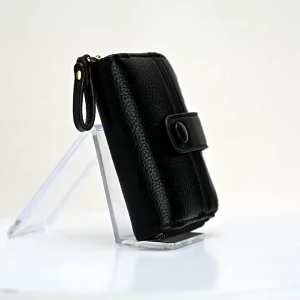 Dompet Lipat Wanita Lengkap Premium Kulit Hitam Kekinian Cherish Slot Koin WA1171B5 Kartu Uang