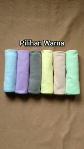 6pcs Bedong Bayi POLOS POKA Pernel Selimut SNI 90X115CM ZAK60