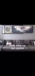 Tranh Điện Treo Tường Phong Cách Bắc Âu Chất Liệu Mica Pha Lê Khung Hợp Kim Tranh Treo Phòng Khách Phòng Ngủ Cửa Hàng..