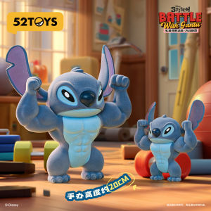 52TOYS Sticker Battle Steel Figure Muscle Man Doll Large Body Christmas Gift Toy Collectible Figure Action Toy for Adults