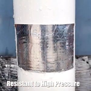 TaffGuard Tahan Air & Panas Butyl Tape Alumunium Foil 30cm x 5m untuk Penambal Talang Pipa