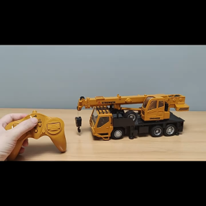 Xe cẩu điều khiển từ xa cỡ lớn hợp kim – mô hình xe công trình điện động đồ chơi trẻ em cho bé trai