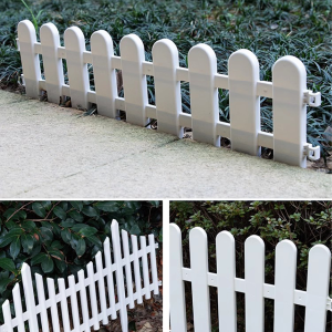 MaxPlus White Fence Yard Home Garden Decoration Strong Outdoor Fence Gardening Fitment