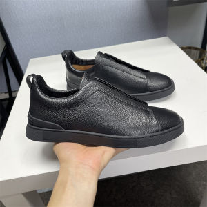 Luxurious Suede Mens Casual Shoes Star Low-Top Board Shoes Breathable Leather Insole Sporty Leisure Footwear Chinese Brand