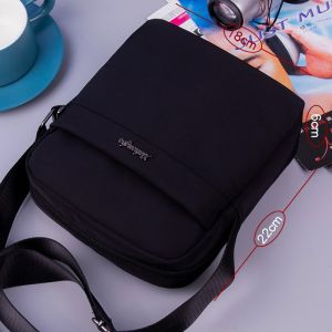 New Oxford Cloth Mens Crossbody Bag Large Capacity Business Casual Canvas Backpack Single Shoulder Bag for Young Men