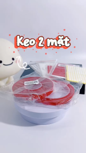 Keo 2 mặt cắt sẵn dán nailbox bảng mẫu