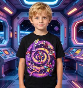 Bandai | The Amazing Digital Circus Kids Printed T-Shirt Casual Versatile Must-Have Outfit for Outings