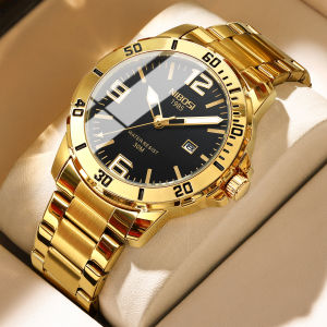 NIBOSI Mens Watches Top Brand Luxury Waterproof Luminous Quartz Watch for Men Stainless Steel Business Watches Relogio Masculino