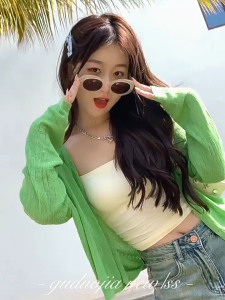 💥[A421] Áo khoác len nữ Cardigan PHỐI NÚT ĐÔI tay dài mỏng nhẹ mặc 2 kiểu dễ phối đồ - L2M