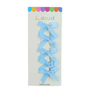 Sweet Princess Pink Mini Hair Clip Childrens Hair Accessories Butterfly Knot Front Bangs Clip Little Girl Hair Decorations