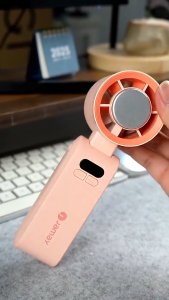 Jamay High-speed Kipas Mini Portable Kipas Angin 199 Gear Wind Dapat dilipat dapat didinginkan Digital Display Adjustable Turbo Kipas Tangan F5 Handheld Fan