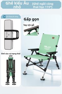 BENNUO | Ghế Câu Cá Gấp Toàn Bộ Siêu Nhẹ Xách Tay Đa Năng Phong Cách Châu Âu