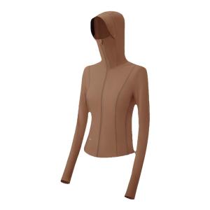 Beneunder | Sun Protection Ice Silk Slim Fit Sportswear Womens Stand Collar Zipper Long Sleeve Breathable Lightweight Fashionable Outdoor