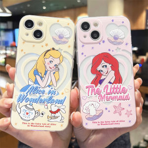 เคสโทรศัพท์ซิลิโคนป้องกันการตกหล่นแบบเต็มจอสำหรับ iPhone 14 Apple 13 12 15 โปร 16 8 plus 7 สำหรับเพื่อนรักของคุณ ลายการ์ตูน Disney Princess