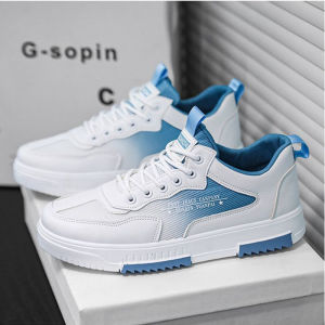 💖LH Shoes💖รองเท้าผู้ชาย รองเท้ากีฬานักเรียนตาข่ายระบายอากาศ กันลื่นและทนต่อการสึกหรอ เดินสบาย.