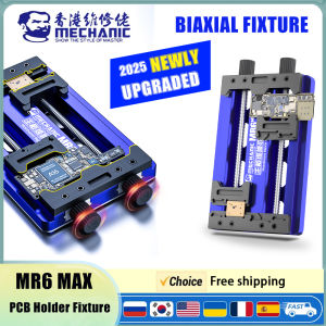 MECHANIC MR6 Max PCB Repair fixed fixtures Biaxial Fixture for iPhone Mobile Phone Motherboard IC Chip Soldering Repair Tools