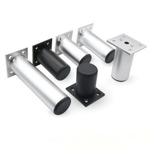 ขาโต๊ะยาวตู้อะลูมิเนียมอัลลอยฟุตตู้ทีวีขาโซฟาปรับได้แผ่นแปะเท้ายกขาชั้นวางของในห้องน้ำแบบกลมหนาปรับได้สำหรับวางบนโต๊ะตู้สไตล์ยุโรปฟุตเฟอร์นิเจอร์