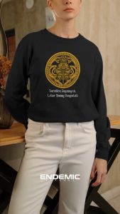 ENDEMIC - kaos wayang gunungan khas jawa | kaos kata kata jawa suradira jayaningrat lebur dining pangastuti katun combed 24s